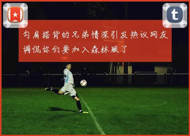 勾肩搭背的兄弟情深引发热议网友调侃你们要加入森林狼了